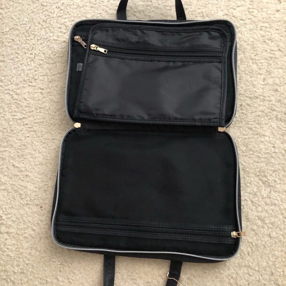 Sonia Kashuk black double zip weekender makeup bag - Picture 3 of 8